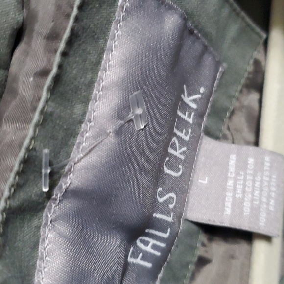 Falls Creek jacket men's size large L green army color - Picture 10 of 10